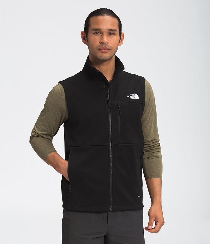 The North Face Mens Vests Apex Canyonwall Eco 026XFUBCG - Black